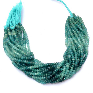 Perles facettées rondes en Grandidierite AAA+ de 5 mm, pierres semi-précieuses naturelles rares en Grandidierite, coupées à la main, perles en vrac pour bijoux - Product Image 1