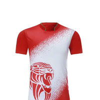 Maillot de football de haute qualité au design original, prix d'usine, avec blocs de couleur, personnalisable pour enfants, logo et nom imprimés par transfert thermique