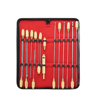 17 Pcs Liposuction Cannulas <b>Set</b> Luer Lock Nano Fat Transplantation Transfer Kit - Product Image 1