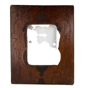 กรอบรูปไม้โบราณขนาดใหญ่กรอบรูปไม้แกะสลักสีทองสไตล์บาร็อคอุปกรณ์เสริม - Product Image 1