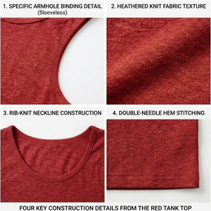 Luxury 100% Cotton Tank Top Ultra Soft Sleeveless Shirt Premium Summer Essentials Wholesale - Product Image 6
