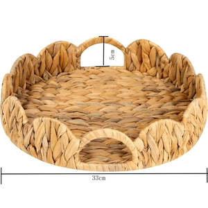 Cesta de Jacinto de Agua Ecológica y Duradera, Hecha a Mano, Natural, Personalizable, de Grado Comercial, Moderna y Decorativa para el Hogar y Hoteles - Product Image 2