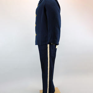 ชุดเสื้อโค้ทยูนิฟอร์มสไตล์อเมริกันโบราณ ชุดเสื้อโค้ทยูนิฟอร์มติดกระดุมสไตล์อเมริกัน - Product Image 3