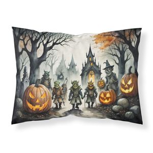 ปลอกหมอนอิงตกแต่งลายฮาโลวีนรูปทรงน่ากลัวขนาดมาตรฐานน้ำหนักเบานุ่มพิเศษดูแลง่าย - Product Image 1