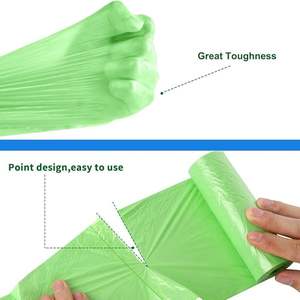 Lot de 3 sacs poubelles résistants en amidon de maïs biodégradable, sacs à déchets biodégradables durables, disponibles en grande quantité - Product Image 2