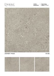 Carreaux de sol en porcelaine de luxe à effet mat 600x600 mm (24x24 po) – Carreaux céramiques vitrifiés haut de gamme pour intérieur résidentiel et commercial - Product Image 5