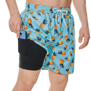 Shorts en maille numériques Buker OEM, camouflage désertique personnalisé, shorts pour hommes en maille grande taille avec poches - Product Image 5