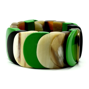 Classic Colorful Acrylic Bangle Bracelet Multicolor Fancy <b>Resin</b> Chunky Statement Jewelry Unisex Cute Fashionable Accessory - Product Image 6