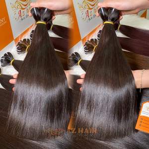 Cheveux raides en os de bonne qualité Extensions de vrais cheveux humains soyeux très miroirs de donateurs vietnamiens - Product Image 3