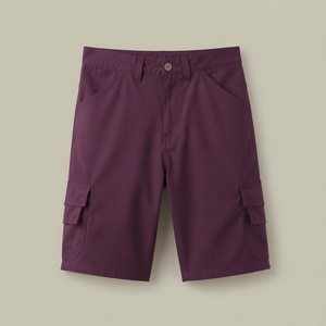 Shorts cargo pour hommes, multi-poches, longueur genou, vêtements de travail utilitaires, décontractés, pour l'extérieur, streetwear d'été, coupe ample, vêtements tactiques de randonnée - Product Image 1