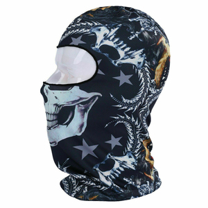 Cagoule d'hiver coupe-vent intégrale en polyester et soie glacée, protection UV, pour sports de plein air et ski, avec motif par sublimation - Product Image 5