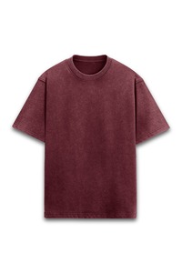 Camiseta de algodón de manga corta para hombre con logo personalizado, corte holgado oversize, lavado vintage, bordado, ecológica, bajo MOQ - Product Image 5