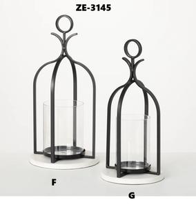 Porte-bougie en métal doré fait main pour une présentation élégante à la maison, lanterne à bougie pour intérieurs exotiques, fabriqué par Zahid Exports en Inde - Product Image 1