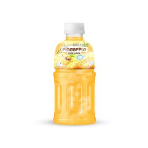 Wholesale Price 320ml PET Bottle Sun Smile Fresh-Squeezed Lemon Juice Drink Nata De Coco 40 Brix OEM/ODM <b>Beverage</b> Manufacturer - Product Image 3