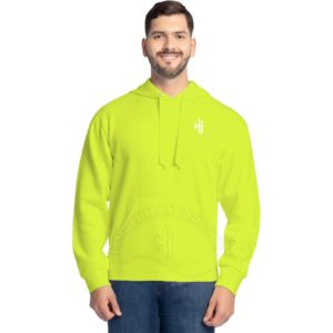 Sudadera con Capucha de Algodón Grueso de 400 GSM, Proveedor OEM/ODM, Diseño Personalizado, Sudadera con Capucha Gris para Hombre con Bolsillo Canguro - Product Image 2