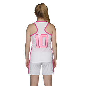 Uniforme de Baloncesto Tackle Twill para Mujer, Logotipo Bordado Personalizado, Nombre y Número, Uniforme Deportivo Profesional para Equipo Femenino - Product Image 2