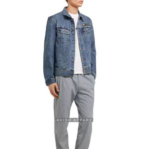 Chaquetas de mezclilla de hombre de color personalizado cómodas más populares con precio barato de buena calidad en precio al por mayor chaquetas de mezclilla para la venta - Product Image 1