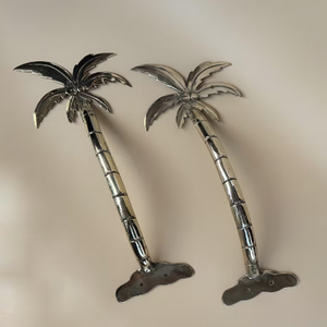 Poignée de porte en forme de tentacule de pieuvre, en fer forgé, style nautique, 3 finitions - Product Image 4