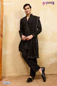 Conjunto de Kurta con Dupatta de viscosa y seda con bordado de lentejuelas, última colección de ropa festiva, fabricante de Surat. - Product Image 3