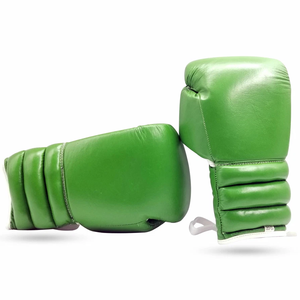 Guantes de Boxeo de Cuero de 10oz de Alta Calidad Personalizados al por Mayor, Cierre de Gancho y Bucle, Ligeros, Absorben la Humedad, para Kickboxing y MMA - Product Image 5
