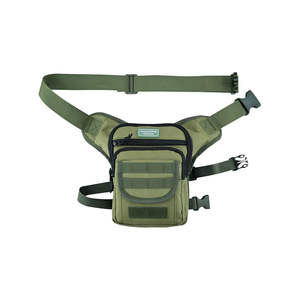 Bolsa de Pierna Ligera y Moderna para Actividades al Aire Libre, con Tela Recubierta de PU, Cierre de Cremallera, Múltiples Bolsillos de Almacenamiento y Correas Ajustables - Product Image 2