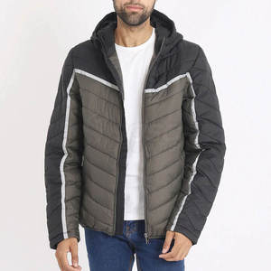 New Arrive Unique Design High Quality Custom Coated Stand Collar Quilted <b>Puffer</b> <b>Jacket</b> Men Low Cost <b>Cheap</b> Price - Product Image 6