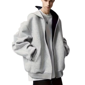 High Quality Premium Winter Season Plus Size Men's 100% Cotton Fleece Knitted Pocket Regular Fit Eco-Friendly Hoodies Customized - Product Image 1