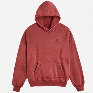 Sudadera con Capucha para Hombre, Corte Holgado, Forrada, Ecológica, de Algodón Suave, con Estampado Personalizado, Estilo Casual Urbano - Product Image 6