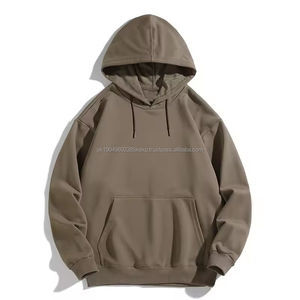 Sudadera con Capucha Extra Grande de Felpa Gruesa Personalizada, Lisa, Estilo Urbano, Vintage, al por Mayor, Precio Económico para Hombre - Product Image 4