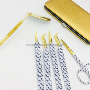 แหนบต่อขนตาปลายแหลมแบบมืออาชีพ ทำจากสแตนเลสเคลือบกระดาษพิมพ์ ป้องกันแม่เหล็ก ป้องกันไฟฟ้าสถิต - Product Image 3