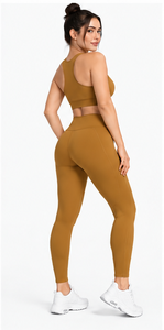 Women Plus Size <b>Yoga</b> Set Sports Bra High Waist Leggings Breathable Gym Fitness Workout Activewear Custom <b>Pilates</b> Clothing - Product Image 6
