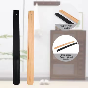 ช้อนตักรองเท้าด้ามยาวด้ามยาวทำจากไม้ช่วยใส่รองเท้า - Product Image 2