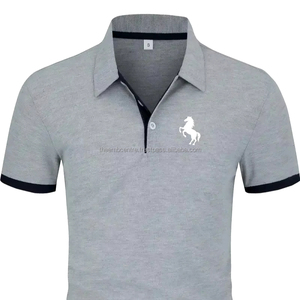Camiseta de calidad superior para hombre Logotipo personalizado Algodón Peso pesado 100% Polos de algodón, polos para hombre - Product Image 1