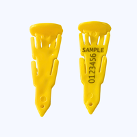 Sceaux de verrouillage pour fûts en plastique HD JHAS 50x17mm DS-PP2 pour fûts en carton avec loquet à levier de serrage