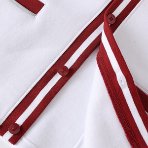 Alabama A&M Wool/Cashmere Fleece <b>Cardigan</b> Women V Neck Knit Maroon White Ribbing <b>Chenille</b> Embroidery Casual Thick Winter Sweater - Product Image 6