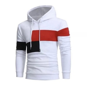 OEM personnalisé 100% coton gaufré sweats à capuche pour hommes décontracté cordon sweats avec motif solide hiver blanc plaine polaire Logo - Product Image 1