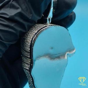 สร้อยคอจี้รูปหัวสัตว์พรีเมียม เงินแท้ 925 ประดับเพชรแล็บโกรว์ดีไซน์แบบ Iced Out - Product Image 6