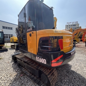 Mini-excavatrice d'<span class=keywords><strong>occasion</strong></span> Volvo EC60D de haute qualité, prix usine, 6 tonnes, moteur d'origine, chenilles, faible nombre d'heures, petite pelle d'<span class=keywords><strong>occasion</strong></span> - Product Image 3