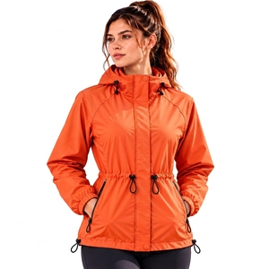 Chaqueta Cortavientos Transpirable para Mujer, Estilo Casual y Elegante, Holgada, Impermeable, para Primavera - Product Image 1