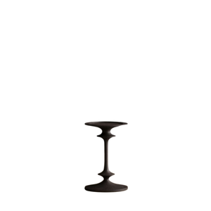 Vente en gros de nouveaux supports à bougies pour la décoration de la maison, porte-bougie de haute qualité, finition noire, en aluminium coulé, personnalisé, fait main - Product Image 2