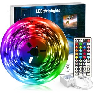 Bande lumineuse LED RGB à changement de couleur de 10 m, intelligente, avec télécommande et alimentation, pour chambre, bureau et décoration intérieure - Product Image 3