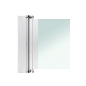 Paroi de douche décorative moderne de style européen sans cadre, pliable <span class=keywords><strong>et</strong></span> réglable, en verre de 6 mm d'épaisseur, en aluminium de 35 kg, antidérapante - Product Image 5