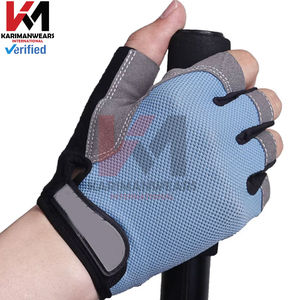 Guantes de Levantamiento de Pesas de Cuero de Marca Privada, Agarre Antideslizante para Alivio del Dolor Articular, Diseño de Medio Dedo, Equipo de Fitness al por Mayor - Product Image 4