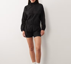 Conjunto Corto de Chaqueta y Pantalones Cortos para Mujer, Estilo Moderno, Ligero, Cómodo, Ropa Deportiva Transpirable para Invierno - Product Image 3