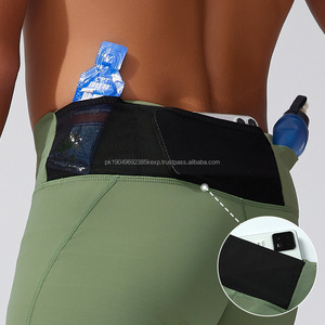 Short de course léger anti-humidité multi-poches anti-dérapant poignées Shorts pour marathon et trail running - Product Image 1