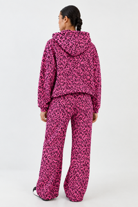 Sudadera con Capucha Premium para Mujer, Estampado de Leopardo Rosa, Invierno, Suave, al por Mayor, Estilo Urbano, a la Moda - Product Image 6