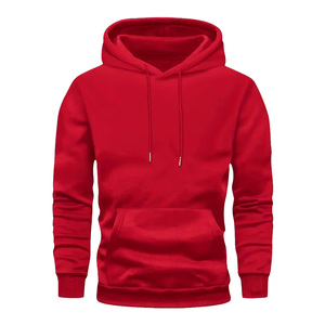 2025 New High Quality Cotton Oversize Hoodie <b>Thick</b> <b>Fleece</b> Drop Shoulder Plain Blank Custom Men Hoodies Manufacturer - Product Image 1