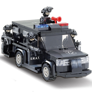 OXFORD TOWN SWAT TRAINING CENTER Special Police Training Base Building <b>Blocks</b> Tactical Drilling Scene Kids Creative ABS <b>Plastic</b> - Product Image 3