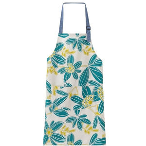 TEXOCRAFT TEXO101 100% algodón tejido de lino de cocina de longitud completa babero delantal con bolsillo delantal de jardín de la India - Product Image 2