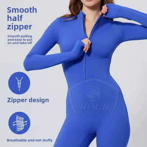 Combinaison de yoga pour femmes de haute qualité, faible MOQ, taille haute, en toile, écologique, imperméable, respirante, best-seller - Product Image 3